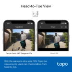 ⁦Tapo D230S1 – جرس باب فيديو ذكي 2K⁩ - الصورة ⁦4⁩