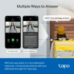 ⁦Tapo D230S1 – جرس باب فيديو ذكي 2K⁩ - الصورة ⁦7⁩