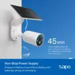 ⁦Tapo C425KIT – طقم كاميرا مراقبة ذكية + لوح طاقة شمسية⁩ - الصورة ⁦6⁩