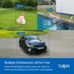 ⁦Tapo C425KIT – طقم كاميرا مراقبة ذكية + لوح طاقة شمسية⁩ - الصورة ⁦8⁩