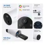 ⁦Tapo C420S2 – نظام كاميرا مراقبة لاسلكي ذكي⁩ - الصورة ⁦4⁩